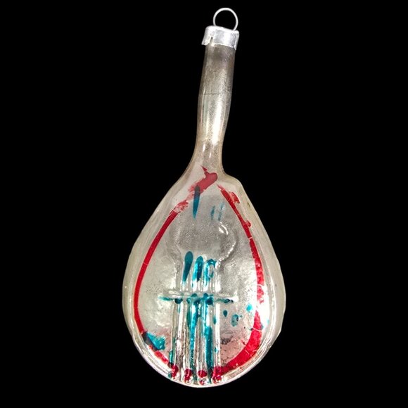 Unbranded Other - Antique Christmas Ornament Blown Glass Mandolin German Germany Holiday Guitar